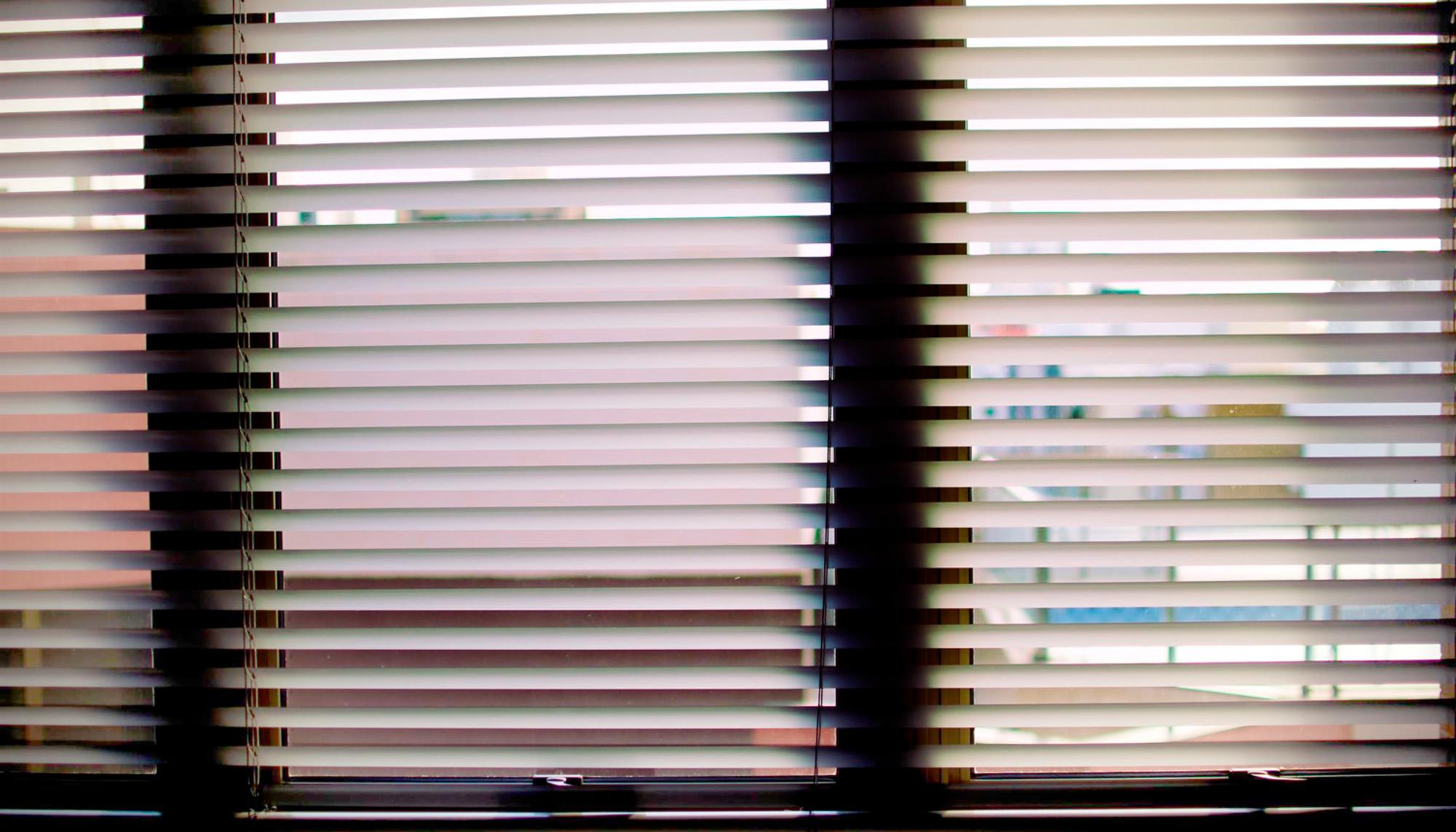 Confinamiento. Casa cerrada. Persinas.